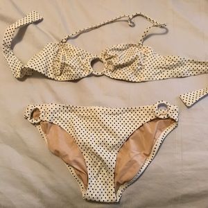 J.Crew polka dot swim suit in Small